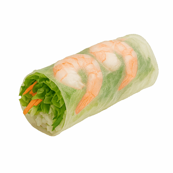 Rouleau de Printemps aux Crevettes