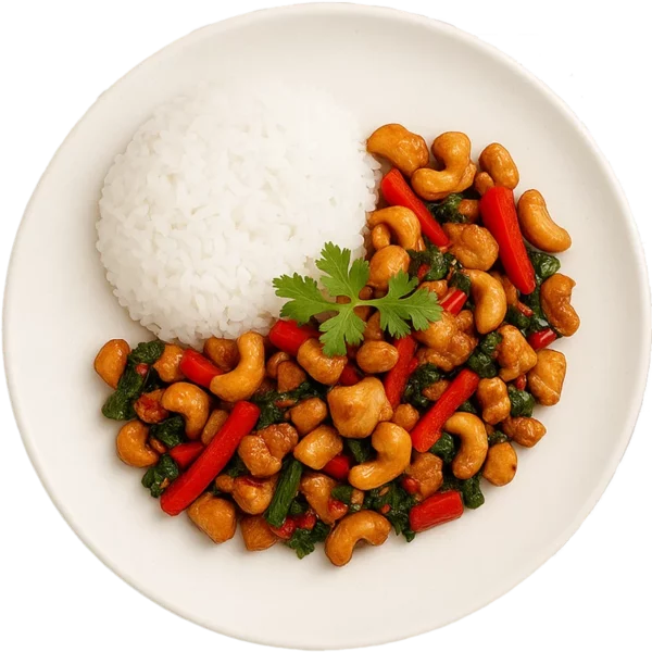 Sauté poulet cajou